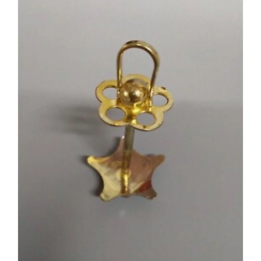 1:12 Dollhouse MCM Miniature Gold Metal Magazine Rack and Umbrella Stand Set